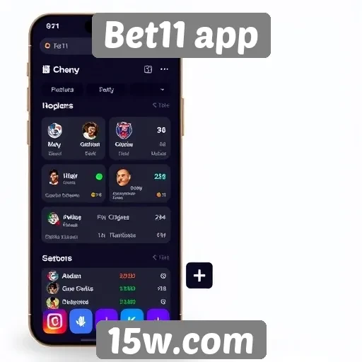 Análise da interface do usuário do Bet11 app
